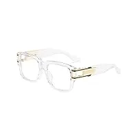 hhozsafety lunettes pour femmes lunettes de soleil carrées rétro pour hommes et femmes, lunettes de soleil de conduite automobile, uv400