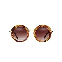 agrieve lunettes rondes rétro pour femmes lentilles dégradées de luxe lunettes de soleil de mode dames lentille hd protection uv400 été, c6, taille unique