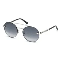 swarovski sk0283 sunglasses argenté 55 homme