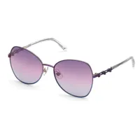 swarovski sk0290 sunglasses violet 57 homme