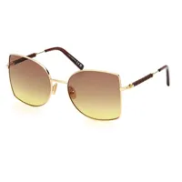 tods to0367 sunglasses marron  homme