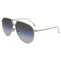 victoria beckham vb208s-041 sunglasses argenté  homme