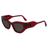 karl lagerfeld kl6122s sunglasses rouge purple tortoise/cat3 homme