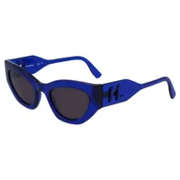 karl lagerfeld kl6122s sunglasses bleu medium blue 4/cat3 homme