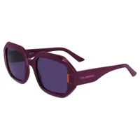 karl lagerfeld kl6124s sunglasses violet purple tort 2/cat3 homme