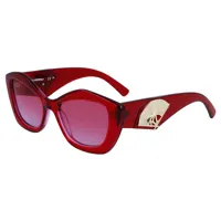 karl lagerfeld kl6127s sunglasses rouge bright red 5/cat2 homme
