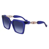 liu jo lj779s sunglasses bleu dark purple 2/cat3 homme