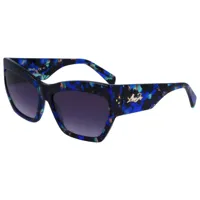 liu jo lj785s sunglasses bleu medium blue 4/cat3 homme