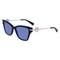 longchamp lo737s sunglasses bleu blue/cat2 homme