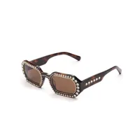 swarovski sk0345-4852e sunglasses marron 48 homme