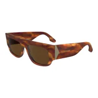 victoria beckham 666s sunglasses marron copper / rust 2/cat2 homme