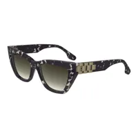 victoria beckham 668s sunglasses doré charcoal black/cat3 homme