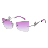 barrow sba014 sunglasses argenté violet gradient / cat1 homme