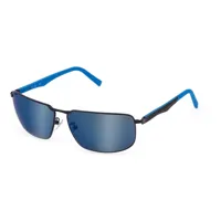 fila sfi446 sunglasses bleu smoke/mirror blue / cat3 homme