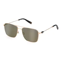 fila sfi456 sunglasses doré smoke mirror gold / cat3 homme