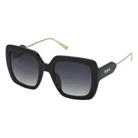 nina ricci snr299 sunglasses noir smoke gradient / cat3 homme