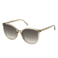 nina ricci snr325 sunglasses beige brown gradient brown / cat2 homme