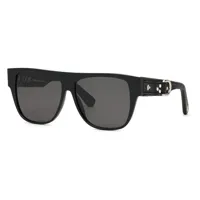 roberto cavalli src013 sunglasses noir smoke / cat3 homme