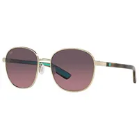 costa egret polarized sunglasses doré rose gradient 580g/cat3 homme