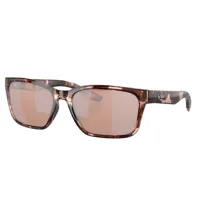 costa palmas polarized sunglasses marron green mirror 580g/cat2 homme