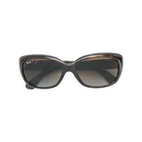 ray-ban rectangular shaped sunglasses - marron