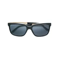 versace eyewear thin framed sunglasses - noir