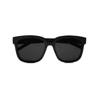 saint laurent eyewear lunettes de soleil à monture carré - noir