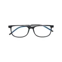 saint laurent eyewear lunettes vue à monture rectangulaire - noir