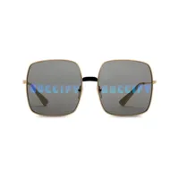 gucci eyewear rectangular-frame sunglasses - or