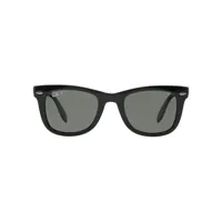 ray-ban lunettes de soleil rb4105 à monture carrée - noir