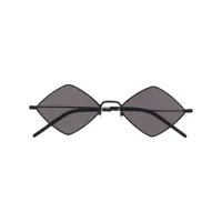 saint laurent eyewear lunettes de soleil à monture géométrique - noir