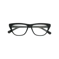 stella mccartney eyewear lunettes de vue à monture carrée - noir