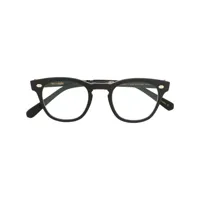 garrett leight lunettes de vue à monture épaisse - noir