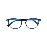 tom ford eyewear lunettes de vue à monture ronde - bleu
