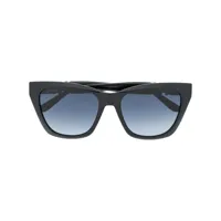 jimmy choo eyewear lunettes de soleil rikki - noir