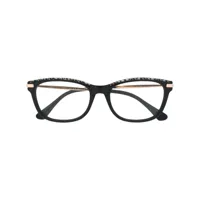 jimmy choo eyewear lunettes de vue à monture ronde - noir