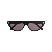 stella mccartney eyewear lunettes de soleil à monture papillon - noir