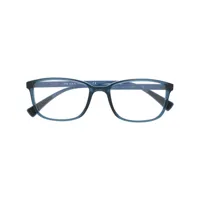 prada eyewear lunettes de vue à monture carrée - bleu