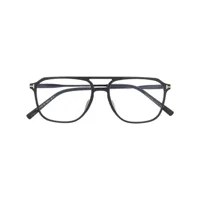 tom ford eyewear lunettes de vue à monture aviateur - noir