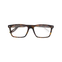 snob lunettes de vue à monture carrée - marron