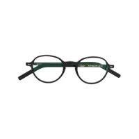 lunor lunettes de vue a12 501 à monture ronde - noir