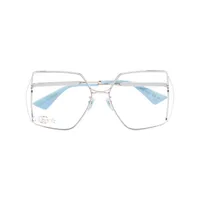 gucci eyewear lunettes de vue fork - métallisé