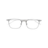 montblanc lunettes de vue à monture carrée - gris