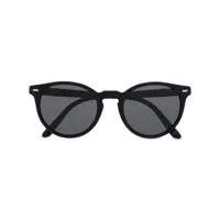 polo ralph lauren lunettes de soleil à monture ronde - noir