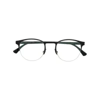 mykita lunettes de vue jude à monture ronde - noir