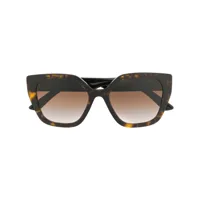 prada eyewear lunettes de soleil à monture carrée - marron