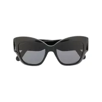 gucci eyewear lunettes de soleil gg0808s à monture oversize - noir