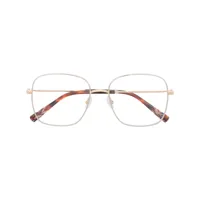 missoni eyewear lunettes de vue à monture carrée oversize - or