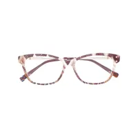 missoni eyewear lunettes de vue à effet tie dye - rose