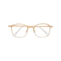 masahiromaruyama lunettes de vue mm-0014 à monture ovales - or